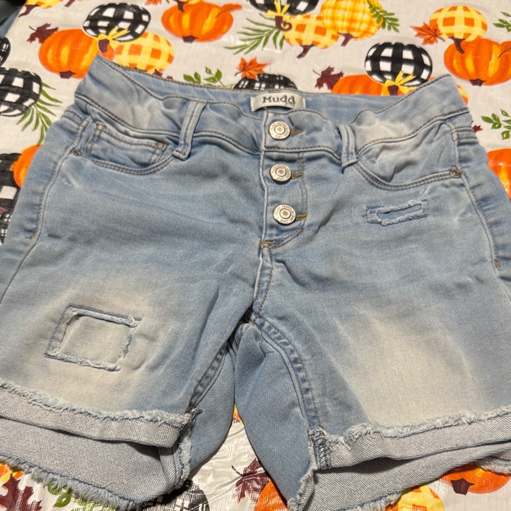Mudd Light Blue Denim Kids Shorts
